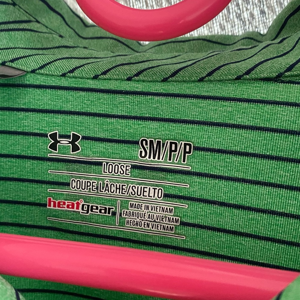 Under Armour Men’s HeatGear Loose Striped Golf Polo Shirt -set of 2!  Size:Small - Picture 3 of 6